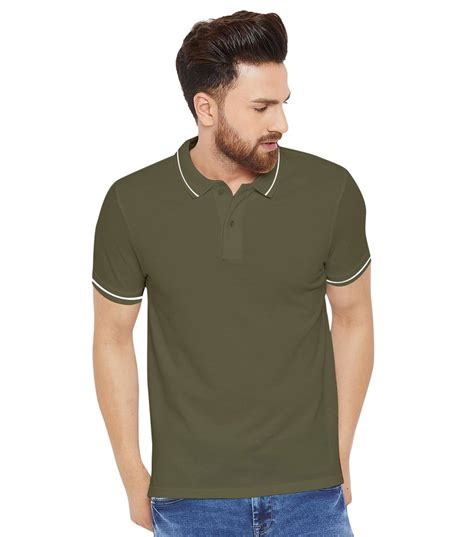 Plain Mens Polo Neck Cotton T Shirt At Rs Piece In Tiruppur Id