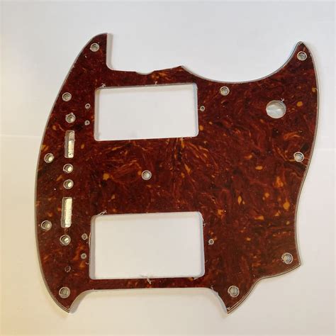 4 Ply Tortoise Mint Pickguard For Fender Pawn Shop Mustang Reverb