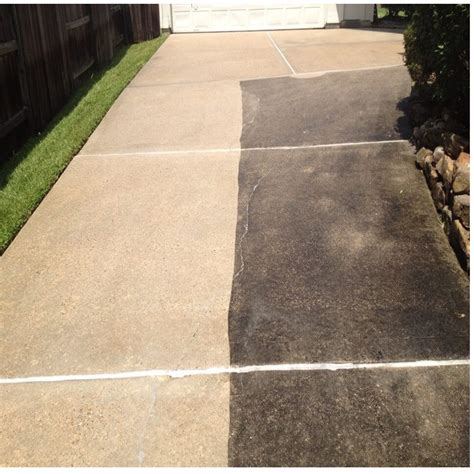 Before and After - All's Brite Power Wash