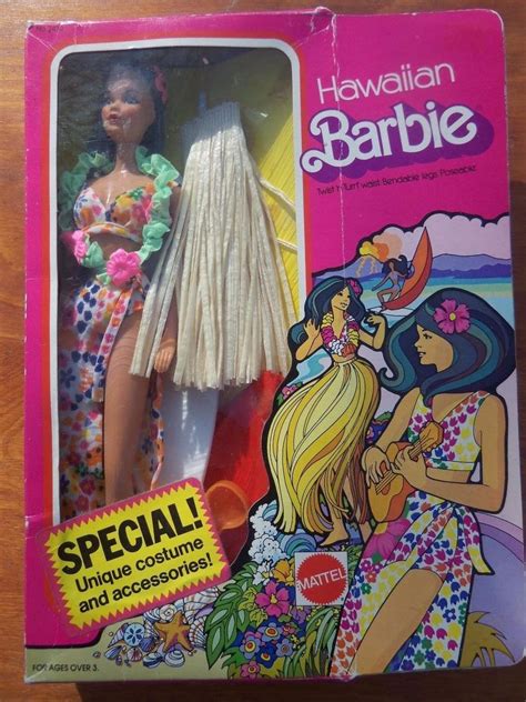 Vintage 1975 Mattel Hawaiian Barbie Doll 7470 1802400041