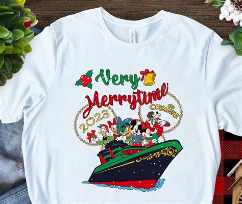 Very Merrytime Disney Cruise Shirt Christmas Mickey And Friends