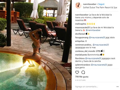 Mauro Zárate se puso hot con las fotos de Natalie Weber y la piropeó con polémicos mensajes