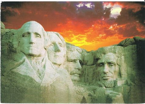 A Plethora of Postcards: Mount Rushmore