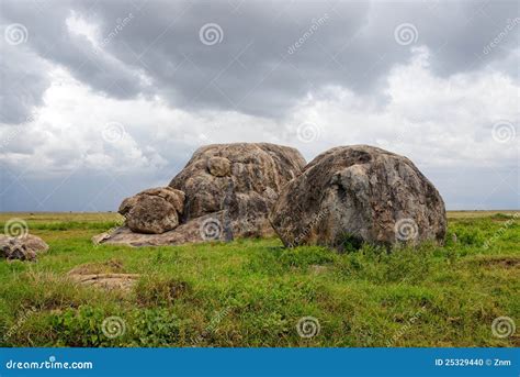 Serengeti, Tanzania stock photo. Image of formation, environment - 25329440