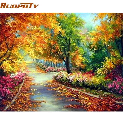 Ruopoty Pintura Por N Meros Con Marco Pintura Al Leo Pintada A Mano