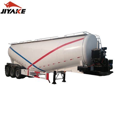 V Shape 3 Axle Fly Ash Flour Powder Material Transport Heavy Duty Bulk