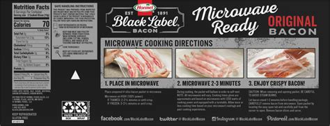 Hormel Black Label Microwave Bacon-Planogram-Back