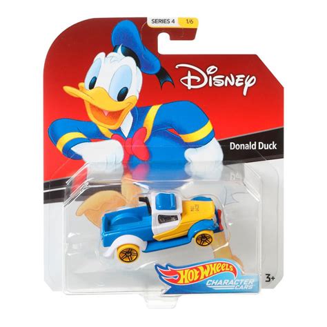 Carrinho Hot Wheels Pato Donald Disney Series Mattel Toyshow Tudo De Marvel DC Netflix