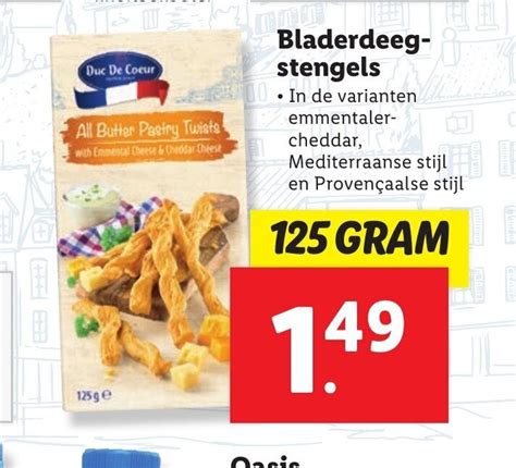 Bladerdeeg Stengels Gram Aanbieding Bij Lidl