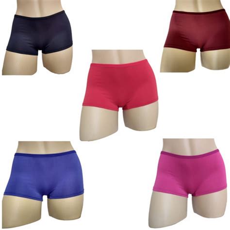 Cueca Boxer Feminina Plus Size Short Microfibra Lingerie Parcelamento Sem Juros