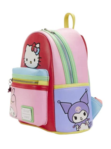 Loungefly X Sanrio Hello Kitty And Friends Mini Backpack Handbag Keropi Open And Clothing