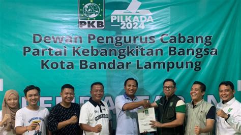 Bung Iqbal Daftar Penjaringan Calon Wali Kota Bandar Lampung Di Pkb