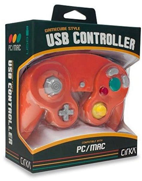 Cirka Premium Gamecube Usb Controller Crimson Red For Pc Walmart