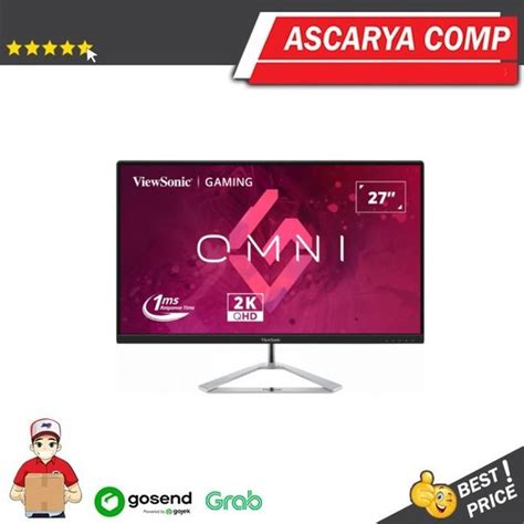 Jual Monitor LED Viewsonic VX2780 2K 27 IPS QHD 1440p 170Hz HDMI DP