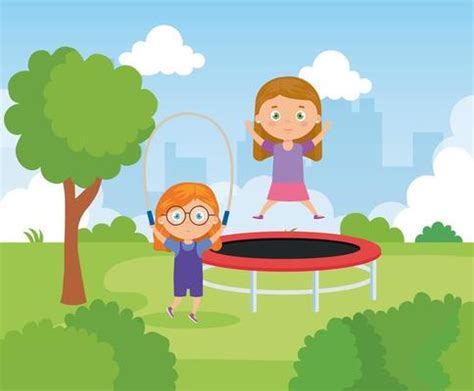 Trampoline Park Vector Art, Icons, and Graphics for Free Download