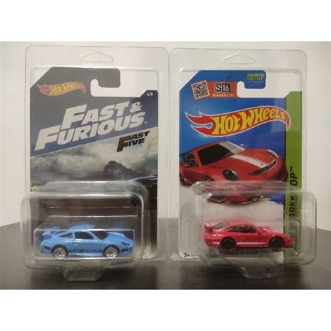 Hot Wheels Porsche Gt Rs Fast Furious Porsche Gt Rs Lot Pcs Shopee Malaysia