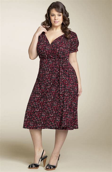 Plus Size Wrap Dress Dressed Up Girl