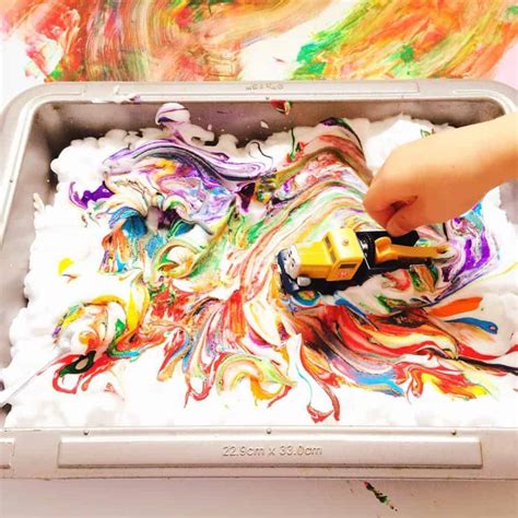 Elevate Your Creativity With Shaving Foam Art