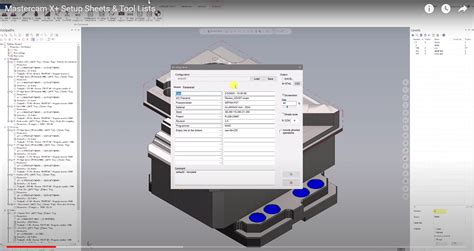 Mastercam X Setup Sheets And Tool Lists