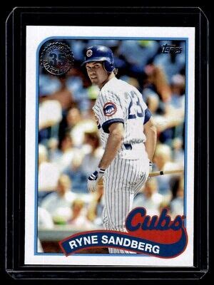 2024 Topps Series 1 1989 Baseball Ryne Sandberg Chicago Cubs 89B 49 EBay