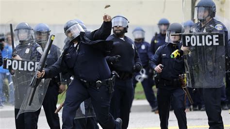 Baltimore Protests Turn Violent Police Injured Cnn