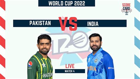 Live Ind Vs Pak T20 World Cup Live Stream Scorecard Youtube