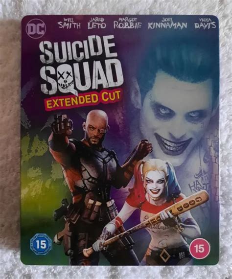 SUICIDE SQUAD Extended Cut Limited Edition Steelbook 4K Ultra HD