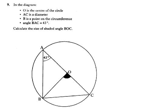 Mathsrevision Com The Circle Isosceles Triangles In