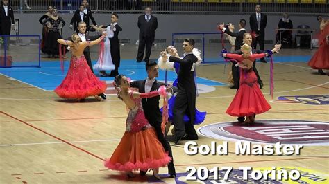 Gold Master 2017 Torino Ballo Da Sala Danze Standard Liscio Danze