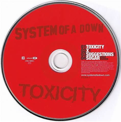 System Of A Down Toxicity Single Album 2002