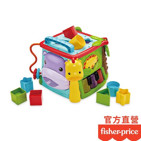 Fisher Price 費雪 可愛動物積木盒 蝦皮購物