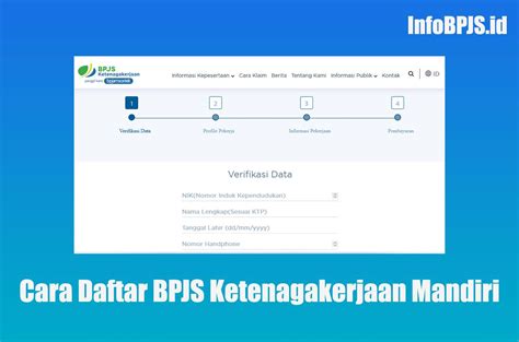 Cara Daftar BPJS Ketenagakerjaan Mandiri INFO BPJS