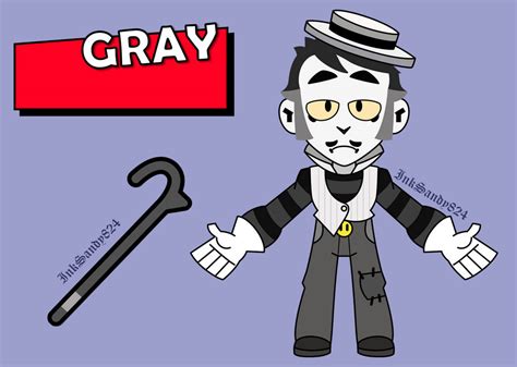 Concept Art: Gray - Brawl Stars by InkSandy824 on DeviantArt