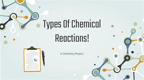 SOLUTION Types Of Chemical Reactions Project Studypool