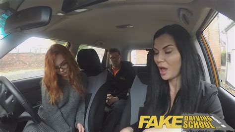 Fake Driving School Readhead Teen And Busty MILF Creampie Scrolller