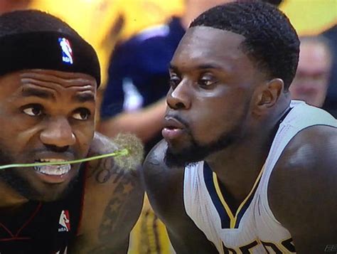 [image 765368] Lance Stephenson Blowing In Lebron James Ear Know