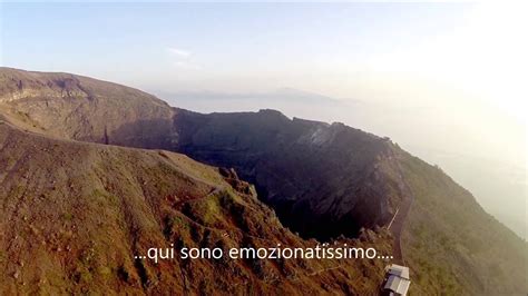 Vesuvio Cratere Torre Del Greco Vista Aerea Con Drone Phantom Fpv