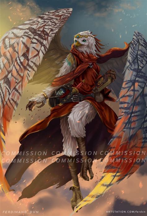 Aarakocra Dungeons And Dragons Commission Ferdinand Devin On