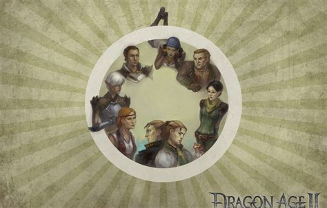 Wallpaper Dragon Age 2 Bioware Elf Fenris Sebastian Vael Aveline Vallen Merrill Isabela