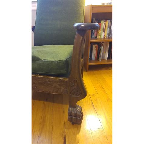 Antique Green Morris Chair Aptdeco