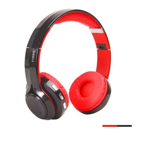 Foldable Wireless Bluetooth Headphones Glowing Led Headphones With Mic Headset