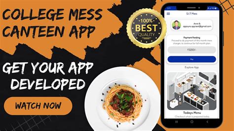 Sit College Mess Canteen App App Development Canteen Management