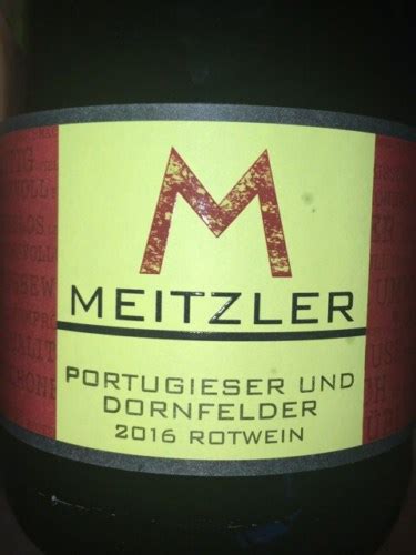 Weingut Meitzler Portugieser Dornfelder Vivino Deutschland