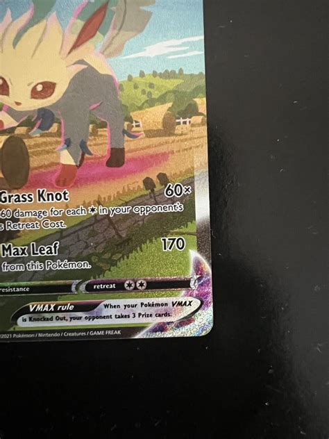 Leafeon Vmax 205 203 Alt Art Secret Rare Evolving Skies Pokémon