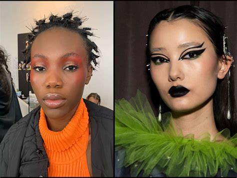 The Best Makeup Trends We Spotted At Nyfw—from Glazed Blush To Gilded