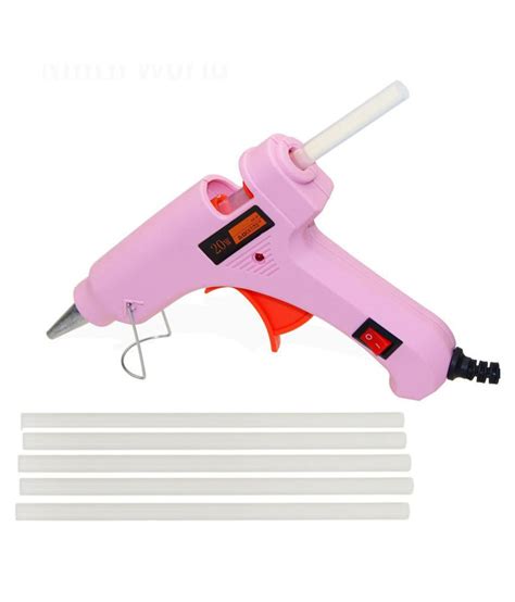 Hotfix Glun Hot Melt Mini Glue Gun With 5 Glue Sticks 20 Watt Glue Gun Buy Hotfix Glun Hot