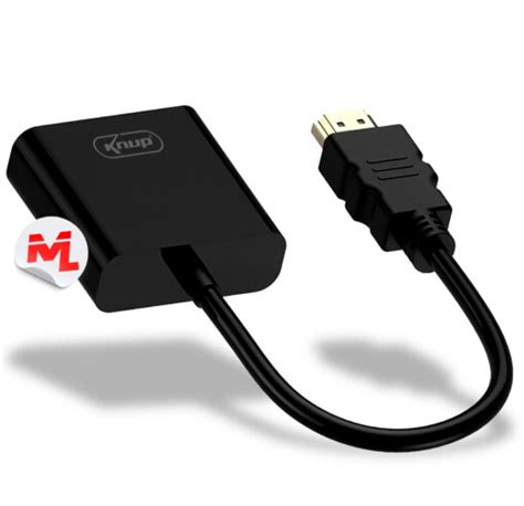 ADAPTADOR HDMI PARA VGA ÁUDIO P2 KNUP KP 3468 PHATRON