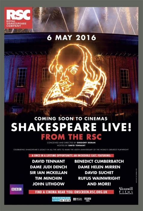 Shakespeare Live From The RSC Sharmill Films