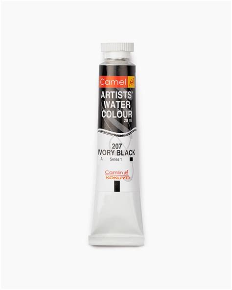 Buy Camel Artist Water Colours Individual Tube Of Ivory Black In Ml