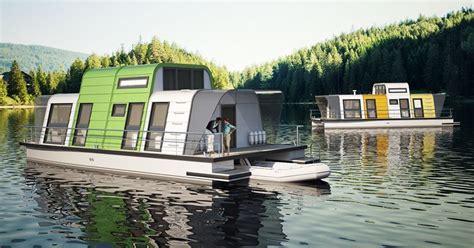 Prefab Houseboat Design Can Be Customized Assembled In Two Days